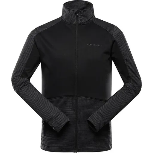 ALPINE PRO ONED Pánská mikina, černá, velikost