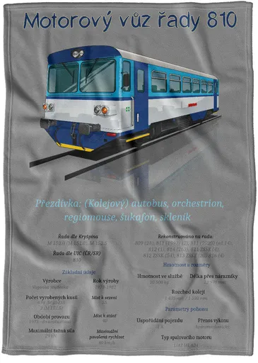 Deka 810 modrá (Podšití beránkem: NE)