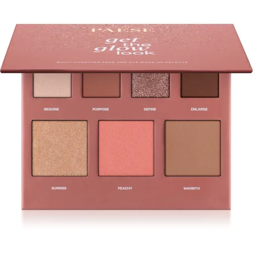 Paese Get The Glow Look Face And Eye Make-up Palette multifunkční paleta na obličej a oči 16 g
