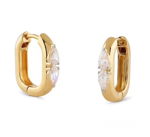 Guess Pozlacené náušnice se zirkony Nuances JSBE04515JWYGT/U