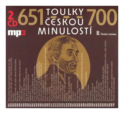 Toulky českou minulostí 0651-0700 (2 MP3-CD)