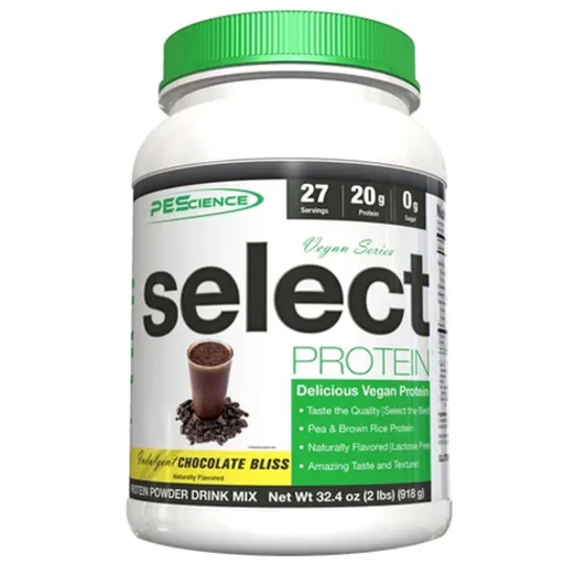 PEScience Vegan Select protein 837g - arašídové máslo