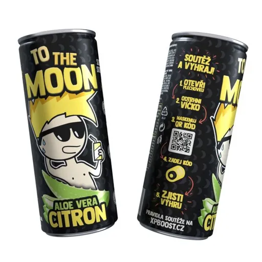 Mr. Moon ovocný nealkoholický nápoj s Aloe Vera a Citrón - 0,25ml