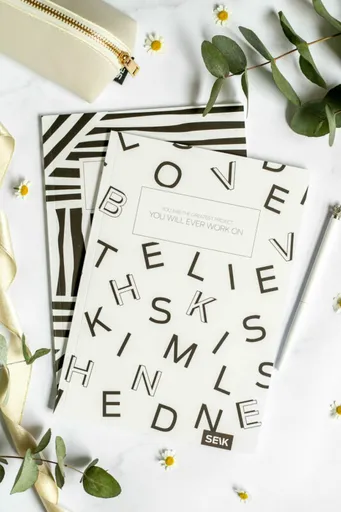 Zápisníky Black & White (2 ks)