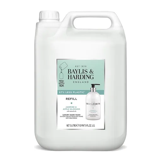 Baylis & Harding Anti Bacterial Mýdlo Jasmín náhradní náplň 5 l