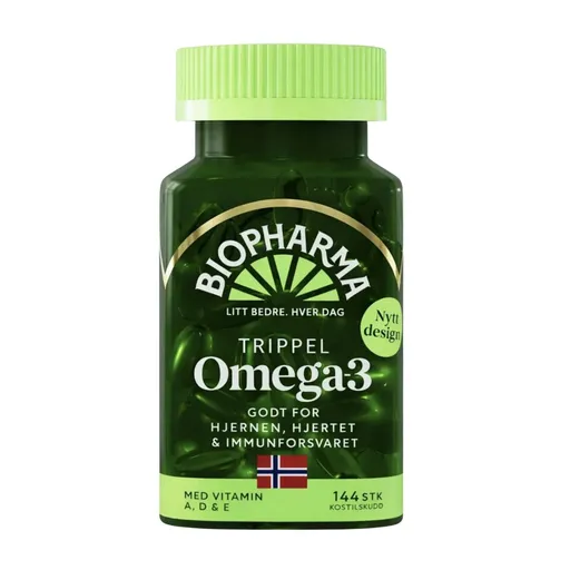 Trippel Omega 3 - Biopharma - 144 kapslí