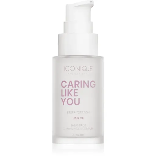 ICONIQUE Professional CARING LIKE YOU Deep Hydration hydratační olej pro suché a poškozené vlasy 30 ml
