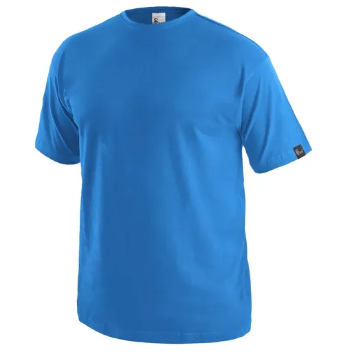Canis (CXS) Tričko s krátkým rukávem CXS DANIEL - Azurově modrá | 2XL