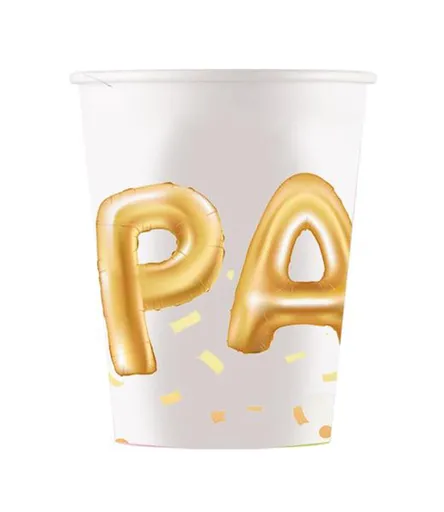 PROCOS Papírový kelímek 200ml party 8ks