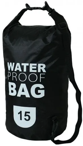 Vodotěsný vak Dry Bag 15 l, Šedá