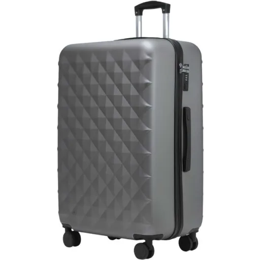 ROWEX CRYSTAL XL Sada cestovních kufrů, tmavě šedá, velikost