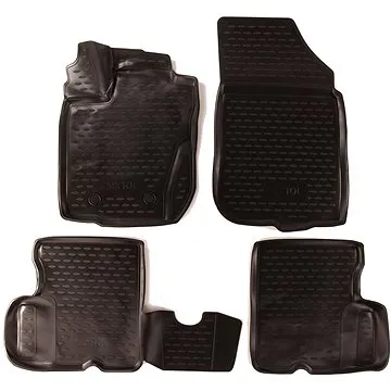 SIXTOL 3D Gumové koberce RENAULT Duster, 05/2015->, bez páky pro dálkové otevření nádrže (HBC10841)