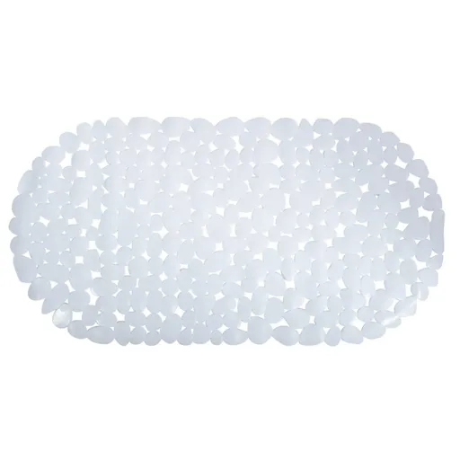 Spirella Protiskluzová podložka do vany GALETS, bílá, 99 x 39 cm