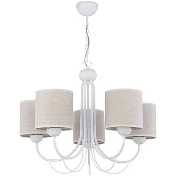 Jupiter 1480 - Lustr na řetězu KASKADA 5xE27/60W/230V (66724)