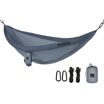 Naturehike hamaka DC-C09 pro 2 osoby s nafukovacími lemy 850g grafitově šedá (6927595777381)