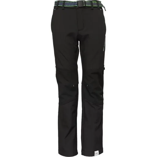 TRIMM JURRA JR Chlapecké softshellové kalhoty, černá, velikost