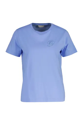 TRIČKO GANT REG SCRIPT SS T-SHIRT PALACE BLUE
