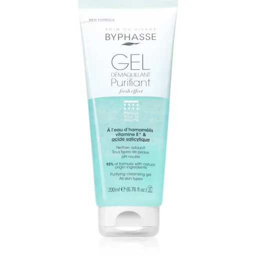 BYPHASSE Purifying čisticí gel pro všechny typy pleti 200 ml