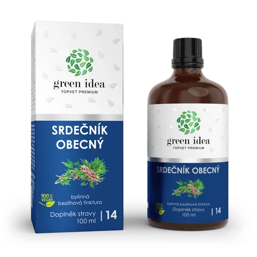 Srdečník - bezlihová tinktura 100 ml - Green idea