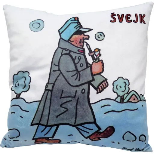 MÚ Brno Polštář 30x30cm Švejk zima
