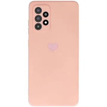 Vennus Valentýnské pouzdro Heart pro Samsung Galaxy A72 4G/5G - růžové (TT4369)