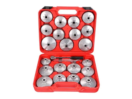 Násadkové klíče na olejové filtry SIXTOL MECHANIC OIL WRENCH 23ks 1/2"