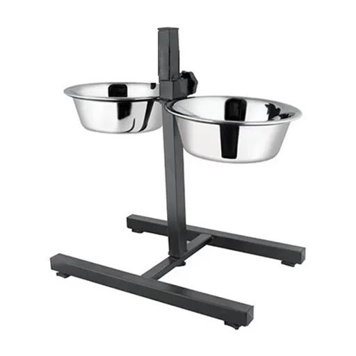 Akinu stojan na misky nastavitelný 2x4,5 l