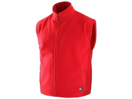 Pánská fleecová vesta UTAH, červená, vel. 3XL