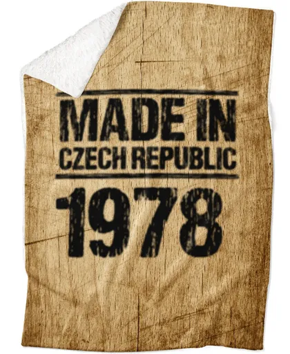 Deka Made In (rok: 1978, Podšití beránkem: ANO)