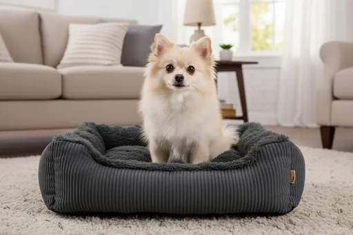 Vsepropejska Shaggy pelech pro psa s kožíškem Barva: Černá, Rozměr (cm): 65 x 55