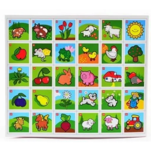 Teddies Pexeso papírové Moje první zvířátka