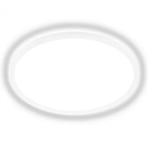 BRILONER Tava A LED stropní svítidlo, energetická třída A, přímé a nepřímé osvětlení, 50.000h životnost, kruhové 42 cm, bílé 7548016