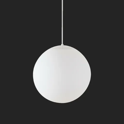 OSMONT ADR72605 ADRIA S3 HP závěsné skleněné svítidlo bílá IP40 4000 K 52W LED nouzové kombinované 3 h