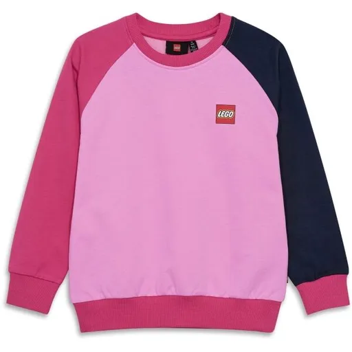 LEGO® kidswear LWSAKU 705 Dívčí mikina, růžová, velikost
