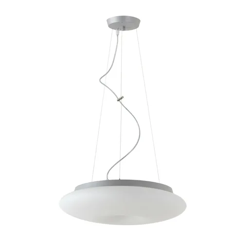 OSMONT SAT60952 SATURN L2 závěsné skleněné svítidlo stříbrná / bílá IP20 4000 K 31W LED