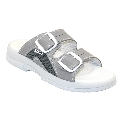 SANTÉ Dámské pantofle N/517/31S/17/BP ŠEDÁ v.36