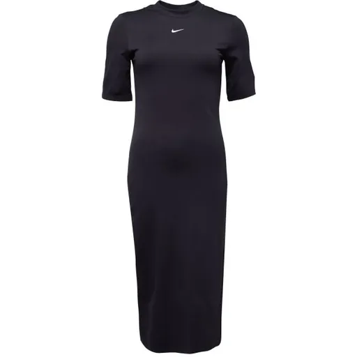 Nike SPORTSWEAR ESSENTIAL Dámské šaty, černá, velikost