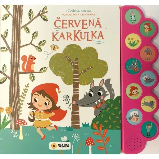 SUN Poslouchej a čti pohádku Červená Karkulka (zvuková knížka)