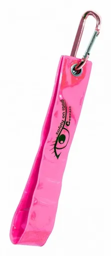 Compass 88316 Reflexní přívěšek s karabinou - růžový