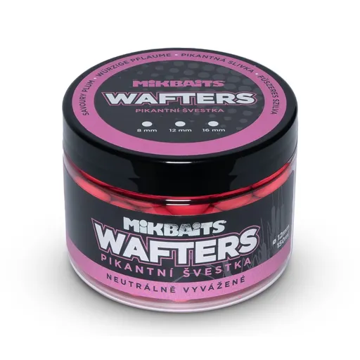 Mikbaits Boilie vyvážené nástrahy Wafters 150ml - Pikantní švestka 12mm,Mikbaits Boilie vyvážené nástrahy Wafters 150ml - Pikantní švestka 12mm