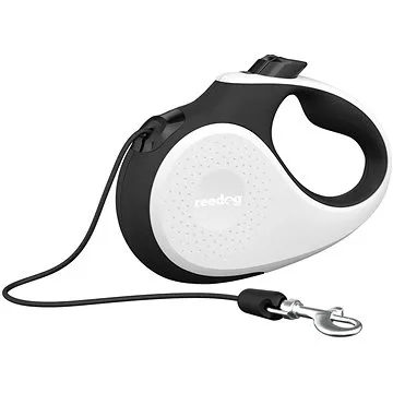 Reedog Senza Premium samonavíjecí vodítko XS 8 kg / 3 m lanko / bílo-černé (8596067305032)