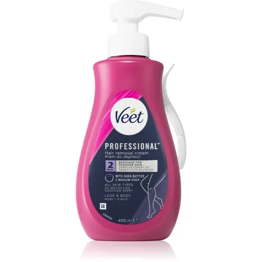Veet Professional All Skin Types depilační krém pro všechny typy pokožky 400 ml