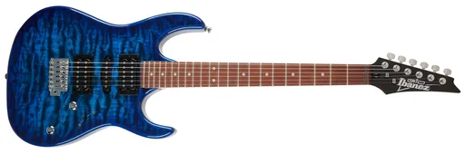 Ibanez GRX70QA Transparent Blue Burst