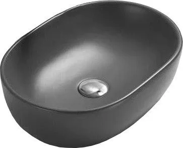 MEXEN Viki umyvadlo na desku 48x35 cm tmavě šedá rohož 21054871