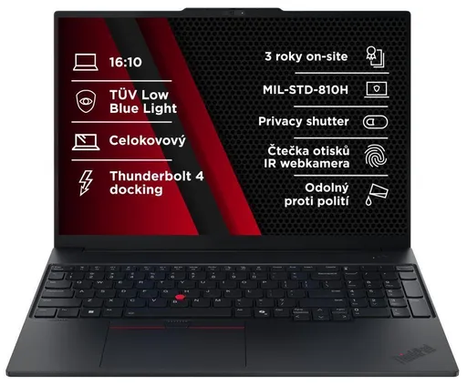 LENOVO NTB ThinkPad E16 G3 - Ultra5 225U, 16" WUXGA, 16GB, 1TBSSD, IRcam, W11H