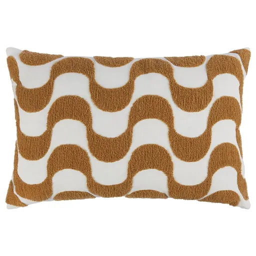 GROOVY Polštář 40 x 60 cm - hnědá