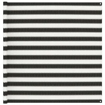 Koberec ke stanu 200 x 400 cm antracitový a bílý (310818)