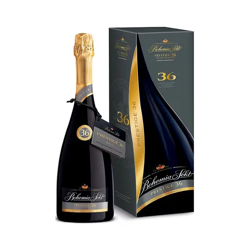 Bohemia Sekt Prestige 36 brut, dárkové balení