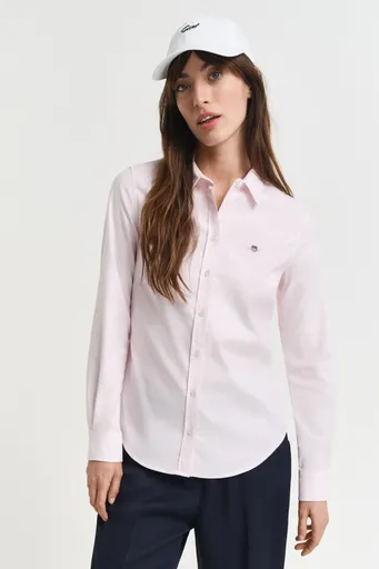 KOŠILE GANT SLIM STRETCH OXFORD SHIRT LIGHT PINK