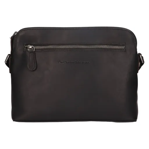 Dámská kožená crossbody kabelka The Chesterfield Brand Nebraska - černá